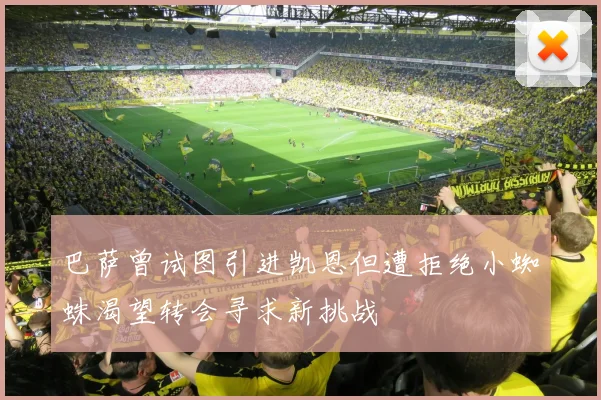 巴萨曾试图引进凯恩但遭拒绝小蜘蛛渴望转会寻求新挑战